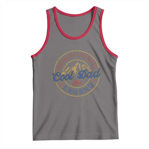 Cool Dad The Man The Myth The Legend Tank Top Fathers Day Beer Lover TS11 Deep Heather Red Print Your Wear