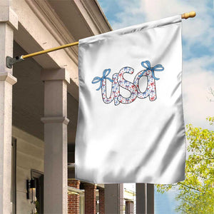 Coquette USA Garden Flag Patriotic American Girl 4th of July TS10 Print Your Wear