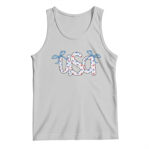 Coquette USA Tank Top Patriotic American Girl 4th of July TS10 Ash Print Your Wear