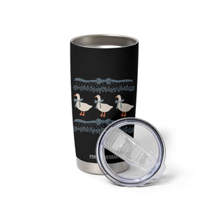 Country Goose 80s Tumbler Cup 1980s Geese Blue Bowed Mama Goose TS02 Print Your Wear