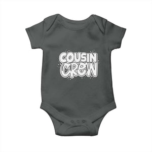 Cousin Crew Baby Onesie Cute Matching Cousins Summer Beach Vacation TS10 Dark Heather Print Your Wear