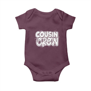 Cousin Crew Baby Onesie Cute Matching Cousins Summer Beach Vacation TS10 Maroon Print Your Wear