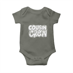 Cousin Crew Baby Onesie Cute Matching Cousins Summer Beach Vacation TS10 Military Green Print Your Wear