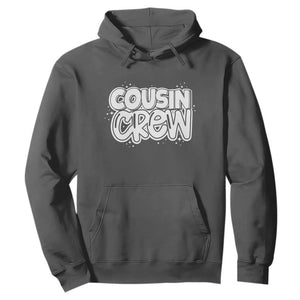 Cousin Crew Hoodie Cute Matching Cousins Summer Beach Vacation TS10 Dark Heather Print Your Wear
