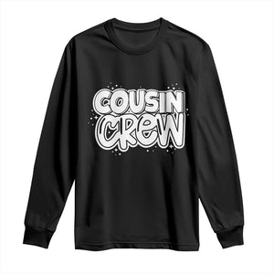 Cousin Crew Long Sleeve Shirt Cute Matching Cousins Summer Beach Vacation TS10 Black Print Your Wear