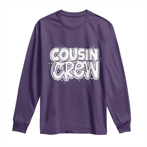 Cousin Crew Long Sleeve Shirt Cute Matching Cousins Summer Beach Vacation TS10 Purple Print Your Wear
