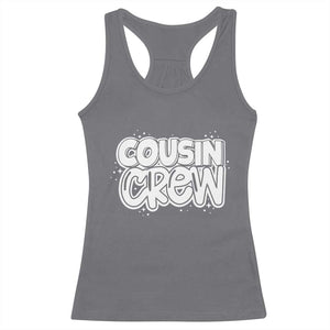Cousin Crew Racerback Tank Top Cute Matching Cousins Summer Beach Vacation TS10 Charcoal Print Your Wear