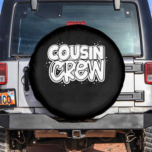 Cousin Crew Spare Tire Cover Cute Matching Cousins Summer Beach Vacation TS10 No hole Black Print Your Wear