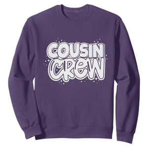 Cousin Crew Sweatshirt Cute Matching Cousins Summer Beach Vacation TS10 Purple Print Your Wear