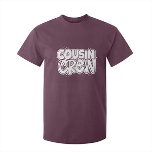 Cousin Crew T Shirt For Kid Cute Matching Cousins Summer Beach Vacation TS10 Maroon Print Your Wear