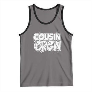 Cousin Crew Tank Top Cute Matching Cousins Summer Beach Vacation TS10 Deep Heather Black Print Your Wear