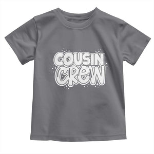 Cousin Crew Toddler T Shirt Cute Matching Cousins Summer Beach Vacation TS10 Charcoal Print Your Wear