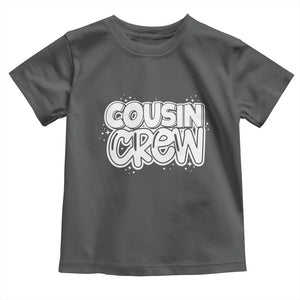 Cousin Crew Toddler T Shirt Cute Matching Cousins Summer Beach Vacation TS10 Dark Heather Print Your Wear