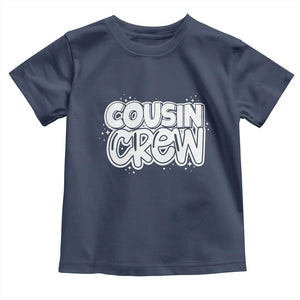 Cousin Crew Toddler T Shirt Cute Matching Cousins Summer Beach Vacation TS10 Navy Print Your Wear