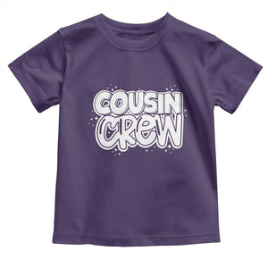 Cousin Crew Toddler T Shirt Cute Matching Cousins Summer Beach Vacation TS10 Purple Print Your Wear