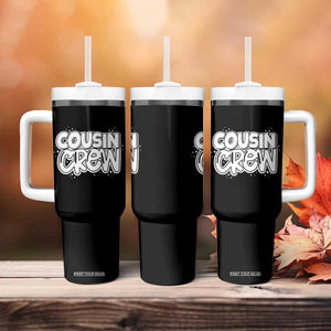 Cousin Crew Tumbler With Handle Cute Matching Cousins Summer Beach Vacation TS10 Print Your Wear