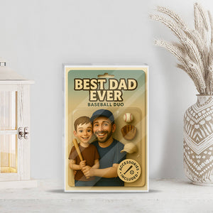 Custom Cartoon Action Figure Acrylic Plaque – Personalized Gift for Dad with Photo CTM02 Custom - Printyourwear