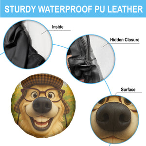 Custom JP Tire Cover – Upload Photo On Spare Tire Cover – Personalized Cartoon Art Style CTM02 Custom - Printyourwear