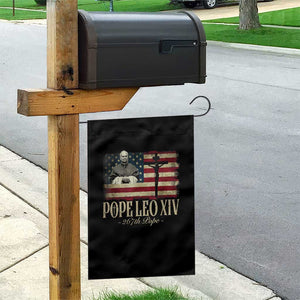 Da Pope Leo XIV Garden Flag From America Chicago USA Flag Cross TS10 Print Your Wear