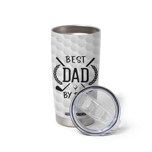 Dad Golf Tumbler Cup Best Dad By Par Golfing Golfer American Flag Fathers Day TB10 Print Your Wear