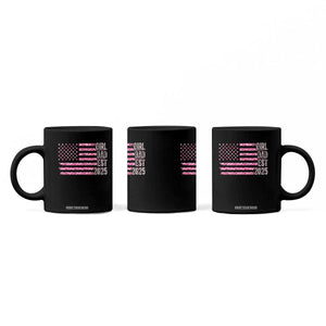 Dad Of Girl Est. 2025 Coffee Mug Father Girl To Be 2025 Daddy Camouflage Camo Flag TS10 Print Your Wear