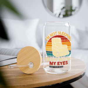 Dad Papa Grandpa Jokes Glass Can I'm Not Sleeping I'm Just Resting My Eyes TS10 Print Your Wear