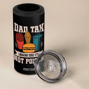 Dad Tax 4 in 1 Can Cooler Tumbler Making Sure It's Not Poison Fathers Day Gifts TS10 Print Your Wear