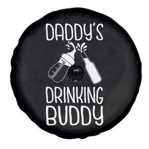 Daddy's Drinking Buddy Spare Tire Cover Funny Baby Shower Infants Outfit Newborn Gift TS10 Print Your Wear