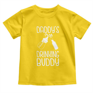Daddy's Drinking Buddy Toddler T Shirt Funny Baby Shower Infants Outfit Newborn Gift TS10 Daisy Print Your Wear