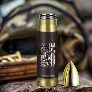 Deer Hunters Bullet Tumbler Best Buckin' Dad Ever Funny Fathers Day Christmas Gifts for Dad TB10 Print Your Wear