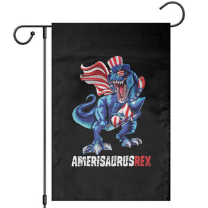 Dinosaur 4th of July Garden Flag Funny Boys Kids Patriotic TS10 Black Print Your Wear