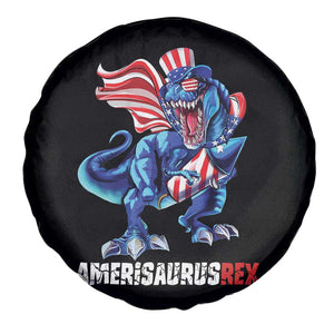Dinosaur 4th of July Spare Tire Cover Funny Boys Kids Patriotic TS10 Print Your Wear