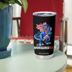 Dinosaur 4th of July Tumbler Cup Funny Boys Kids Patriotic TS10 Print Your Wear