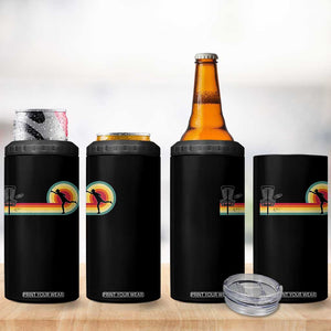 Disc Golf Retro 4 in 1 Can Cooler Tumbler Vintage Frisbee Golf Player TS10 Print Your Wear