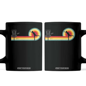 Disc Golf Retro Coffee Mug Vintage Frisbee Golf Player TS10 Black Print Your Wear