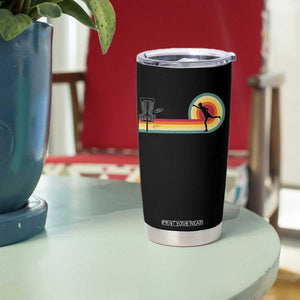 Disc Golf Retro Tumbler Cup Vintage Frisbee Golf Player TS10 Print Your Wear