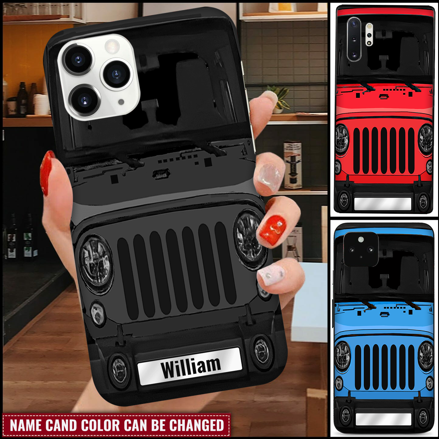 Personalized Jeep Wrangler Phone Case Off Road NO.1 CTM One Size Custom - Printyourwear