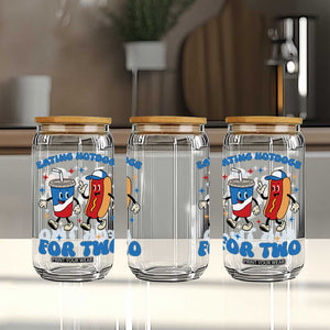 Eating Hotdogs for Two Glass Can Cute Pregnancy Announcement Patriotic 4th Of July TS02 Print Your Wear