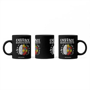 Embrace Neurodiversity Coffee Mug Autism Awareness ASD ADHD Acceptance TS02 Print Your Wear