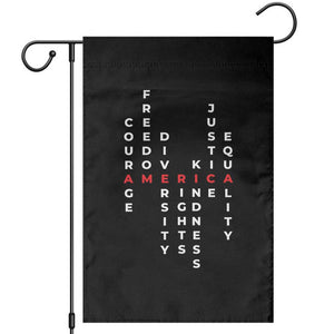 Equal Rights Garden Flag Courage Freedom Diversity Rights Kindness Justice Equality TS10 Black Print Your Wear