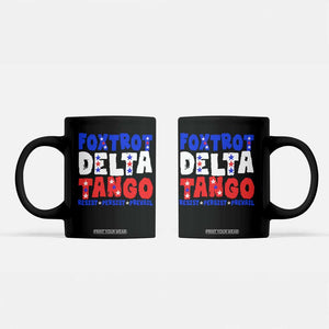 FDT Foxtrot Delta Tango Coffee Mug TS09 Black Print Your Wear