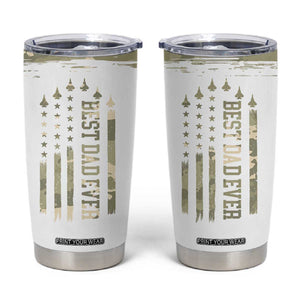 Fathers Day Dad Tumbler Cup Best Dad Ever Camo American Flag USA Camouflage TB10 Camo Print Your Wear