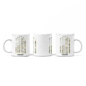 Fathers Day Grandpa Coffee Mug Best Grandpa Ever Grandfather Camo American Flag USA TB10 Print Your Wear