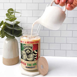 Fathers Day Mexican Dad Glass Can A Dad Who Always Came Back With The Milk Mexico Flag TS10 Print Your Wear