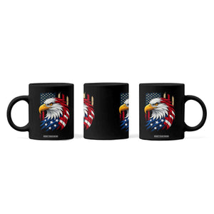 Fierce American Eagle Coffee Mug Bold Patriotic 4th of July USA Freedom TS02 Print Your Wear