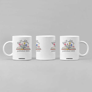 First Edition Published 2025 Coffee Mug Littlest Bookworm Funny Annoucement Baby Shower TS10 Print Your Wear
