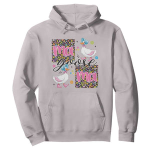 Floral Mama Goose Hoodie Coquette Vintage Aesthetic Geese Mom Mothers Day TS02 Ice Gray Print Your Wear