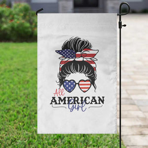 Fourth Of July Garden Flag All American Girl USA Flag Independence Day TS11 Print Your Wear