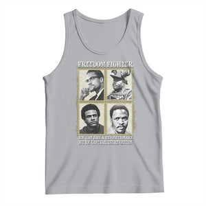 Freedom Fighters Heritage Tank Top Malcolm X Marcus Garvey Huey P Newton Steve Biko Revolution TS02 Athletic Heather Print Your Wear
