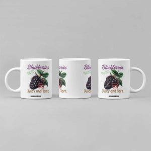 Fresh Juicy Blackberries Coffee Mug Retro Vintage Backberry Farmers Market TS02 Print Your Wear